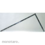 Shinwa Rules Thick Square Curved Ruler Metric (Penggaris Siku)