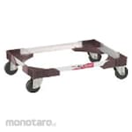 WAKO PALLET Aluminium Angle Dolly with Rubber Air Caster