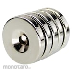 Non Brand Neodymium Magnet NdFeB Countersink Ring Hole N35 (Magnet Neodymium)