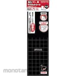 KOKUYO Powerful Magnet Sheet with Single-Sided Adhesive Pre-Cut (Lembaran Magnet Kuat dengan Perekat Satu Sisi Pre-Cut)