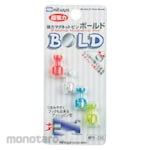 MITSUYA Paku Payung Magnet BOLD (Warna Campur, Isi 4) (Paku Payung Magnet)