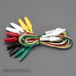 ESCO 1000mm test lead (Both ends clip / Fuse holder / 5pcs)