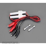 ESCO 1000mm test lead (both ends clip / fuse holder / 2pcs)