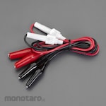 ESCO 1000mm test lead (both ends clip / fuse holder / 2pcs)