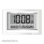 Seiko Radio Digital Clock With Thermo-Hygrometer