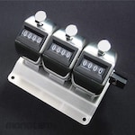 ESCO [4 digits] Tally counter (3 stations, with stand)