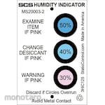DESCO Humidity Display Card Relative Humidity 30% 40% 50%