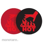 micron Temperature-Sensitive Hot Warning Label Stickers
