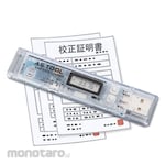 AS ONE Temperature and Humidity Data Logger, USB Direct Connection Type, with Calibration Certificate