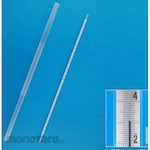 ANDO KEIKI SEISAKUSHO Double-Tube Standard Thermometer 400°C 0.1L Fully Submersible with JCSS Certificate 1-01 Series 400mm (Termometer Batang)