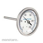 Cole Parmer Industrial Bimetal Thermometer Dial Back Connect 3inch