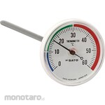 Sato Keiryoki Mfg Bimetal Thermometer for Soil