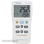 Sato Keiryoki Mfg Large Lcd Digital Thermometer 1 Channel Type