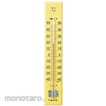 Sato Keiryoki Mfg Large Wooden Thermometer -40°C to 50°C 45cm (Termometer Dinding)