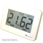 NETSUKEN Large digital thermo-hygrometer with English calibration certificate