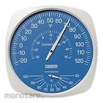 OAKTON Wall-Mount Analog Thermometer & Hygrometer