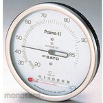 Sato Keiryoki Mfg Parma II Hygrometer with Thermometer, English Calibration Certificate Included