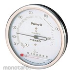 Sato Keiryoki Mfg Parma II Type Hygrometer with Thermometer