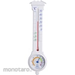 Sato Keiryoki Mfg Thermo-Hygrometer Mirno EX White SK-4126