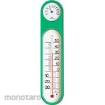 Shinwa Rules Alat Pengukur Suhu dan Kelembapan Dial Bentuk Oval