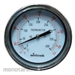 Wiebrock Thermometer Stainless Steel 3inch Back Mount