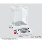 OHAUS Analytical balance, Explorer series, with automatic draft shield door, calibration certificate included, EX series.