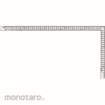 SHINWA Carpenter's Square Wide Hard Chrome Finish