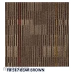 FIRE STORM CARPET PP Multi Scroll PVC Tile