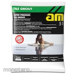 AM Super Premium Tile Grout 3in1 AM 51 White 1kg 1pc