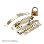 BESTGUARD Stainless Steel Cabinet Handle & Bolt Side Key & Hasp with Screw
