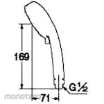 KAKUDAI MFG Fourway shower head (Vitario Comfort 100)