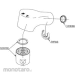 TOTO Shower Head Unit (Kepala Pancuran)