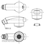 TOTO Shower Head for Washroom Faucet (Kepala Pancuran)