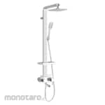 Castelli Sanitary Shower Panel Mixer Set + Spout Alloy (Pancuran Tiang)