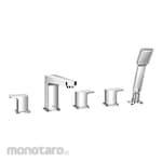 Paloma Bath/Shower Mixer Faucet 5-Hole Deck-Mounted (Keran Pancuran Bathtub)