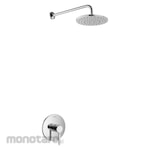 Paloma Single Lever Shower Mixer With Rainshower