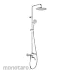 Paloma Thermostatic Bath And Shower Mixer with Rainshower