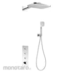Paloma Thermostatic Concealed Shower Mixer With Proclick - 3 And Adjustable Flow Buttons