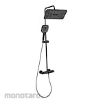 Vone Sliding Shower Bar with Faucet