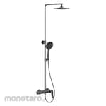 Wasser Shower Mixer System with Seamless Angled Spout (Pancuran Tiang)