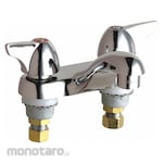 CHICAGO FAUCETS Dual-Dome-Lever-Handle Two-Hole Centerset Deck-Mount Bathroom Faucet