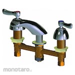 CHICAGO FAUCETS Dual-Lever-Handle Three-Hole Widespread Deck-Mount Bathroom Faucet