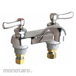 CHICAGO FAUCETS Dual-Lever-Handle Two-Hole Centerset Deck-Mount Bathroom Faucet