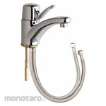 CHICAGO FAUCETS Single-Joystick-Handle Single-Hole Deck-Mount Bathroom Faucet