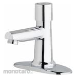 CHICAGO FAUCETS Single-Metering-Handle Two-Hole Centerset Deck-Mount Bathroom Faucet