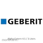 Geberit Alpha Cistern 4.5 / 3 Liters