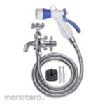 KIMSCO Wall Faucet Set (Two Way, Hose, Gun)