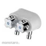 KIMSCO Wall Faucet Two Way-Cold, White