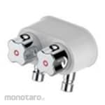 KIMSCO Wall Faucet Two Way-Hot, White