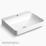 KOHLER Forefront Rectangular Vessel 1-Hole Lavatory